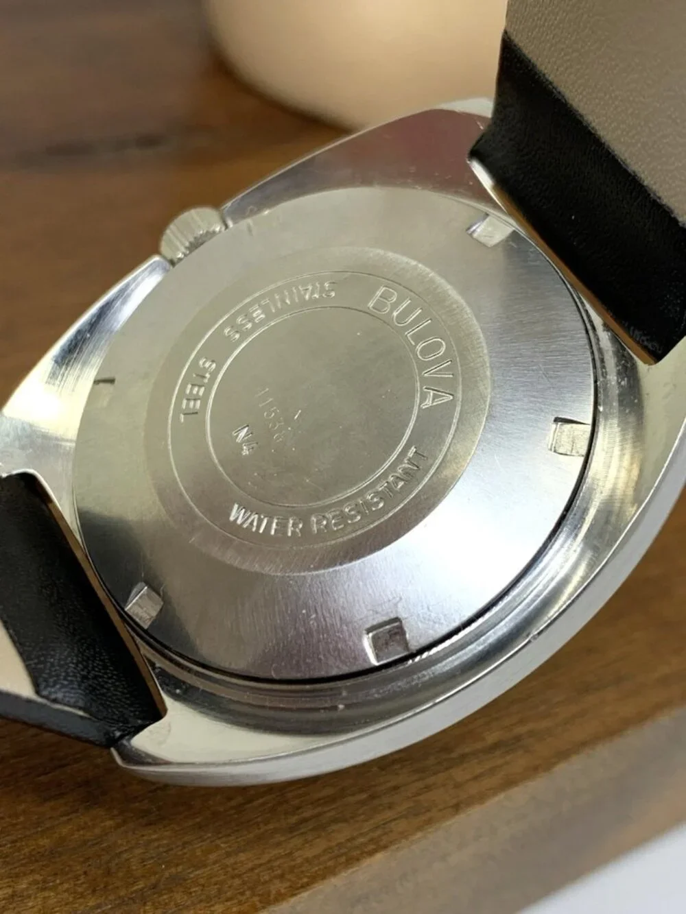 Bulova Men's Watch 7313 Vintage 1970's N4 Swiss Automatic Greyhound Safe Driving
